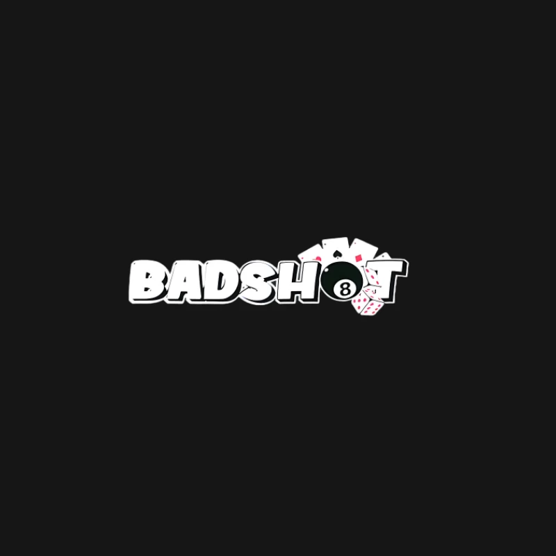 Badshot - Logo de billard et cartes Homme T-Shirt