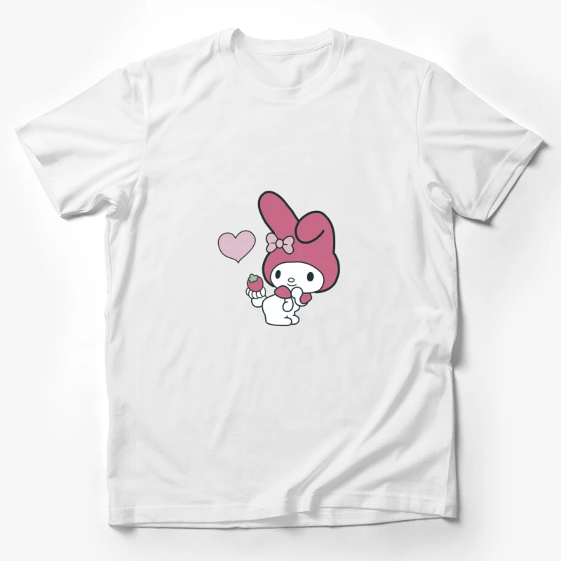 Lapin mignon avec fraise Homme T-Shirt