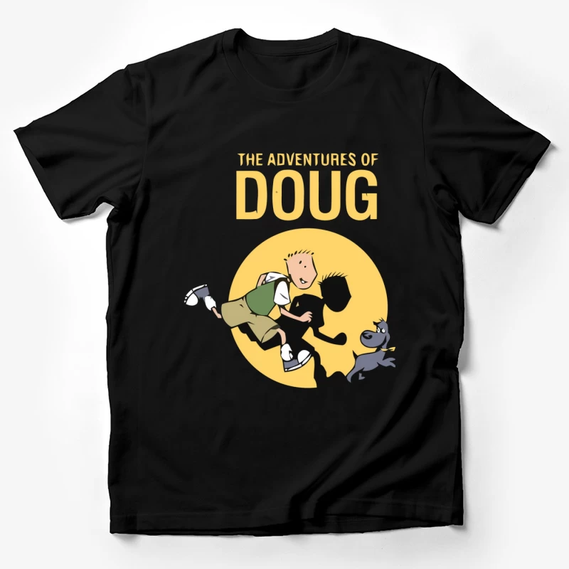 The Adventures of Doug - Classic 90s Animated Series Logo Male T-Shirt