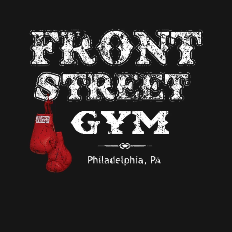 Front Street Gym, distressed Mouse Pad