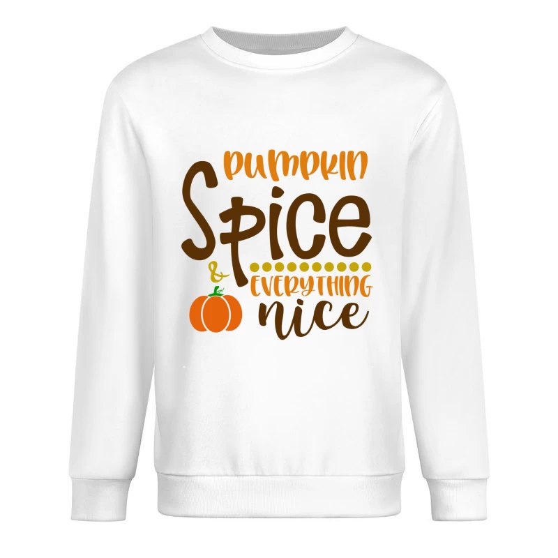 Design automnal avec épice de citrouille Homme Sweat-shirt à enfiler