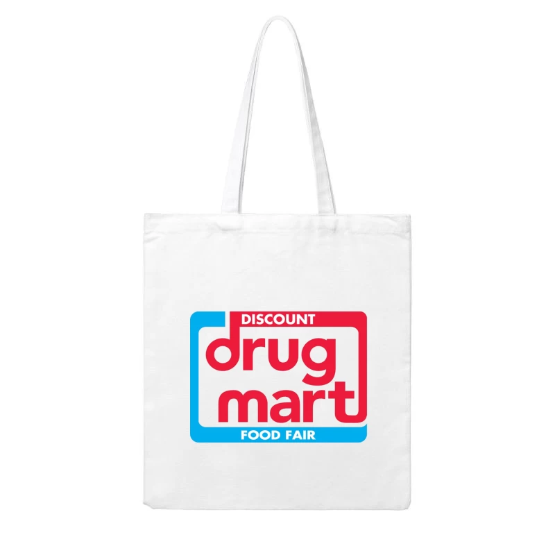 Discount Drug Mart Food Fair Vintage Retail Logo Cotton Tote Bag