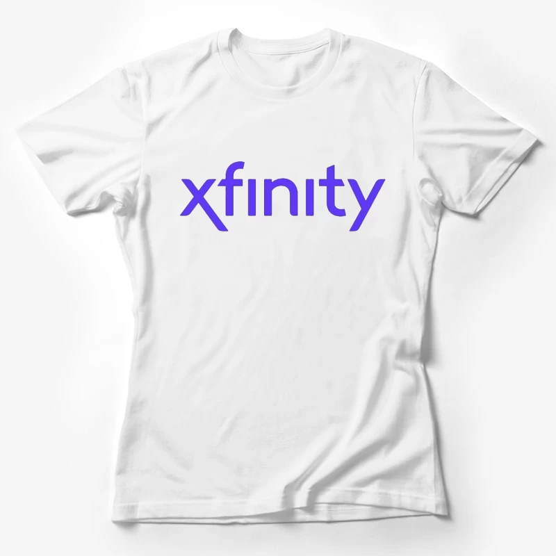 Purple Xfinity Corporate Logo Female T-Shirt