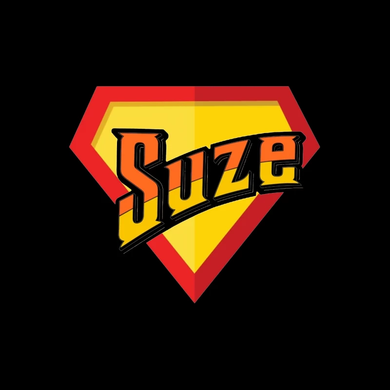 Suze Drink Logo in Superman Shield Style Mouse Pad