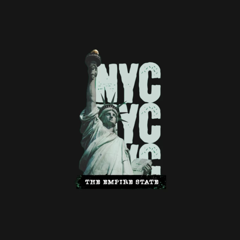 Graphique Statue de la Liberté NYC Femme Manches Longues T-Shirt