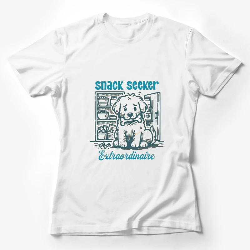Snack-Suchhund im Kühlschrank Damen T-Shirt