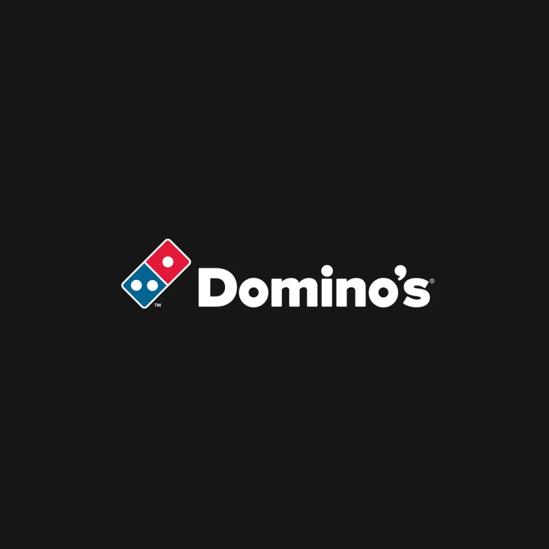 Domino's Pizza Minimalist Brand Logo Male Long Sleeve T-Shirt