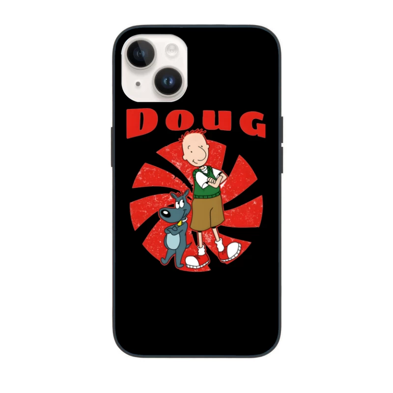 Doug and Porkchop: Classic Nickelodeon Cartoon Characters iPhone Case