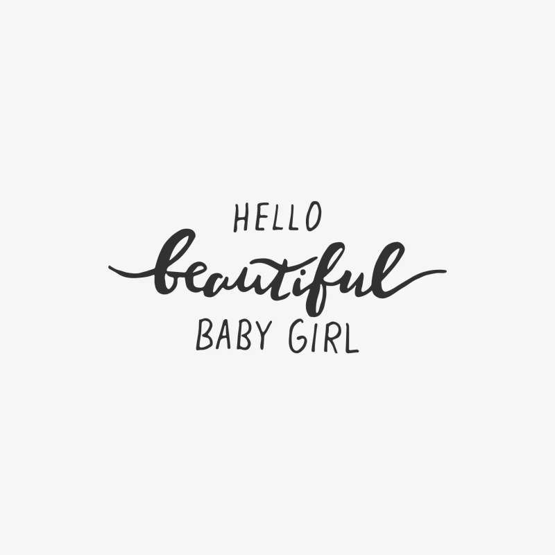 Message de bienvenue pour bébé fille Homme Manches Longues T-Shirt