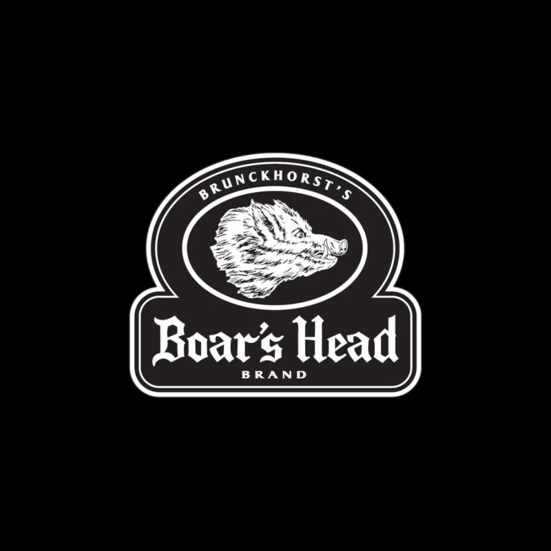 Boars Head Throw Pillow