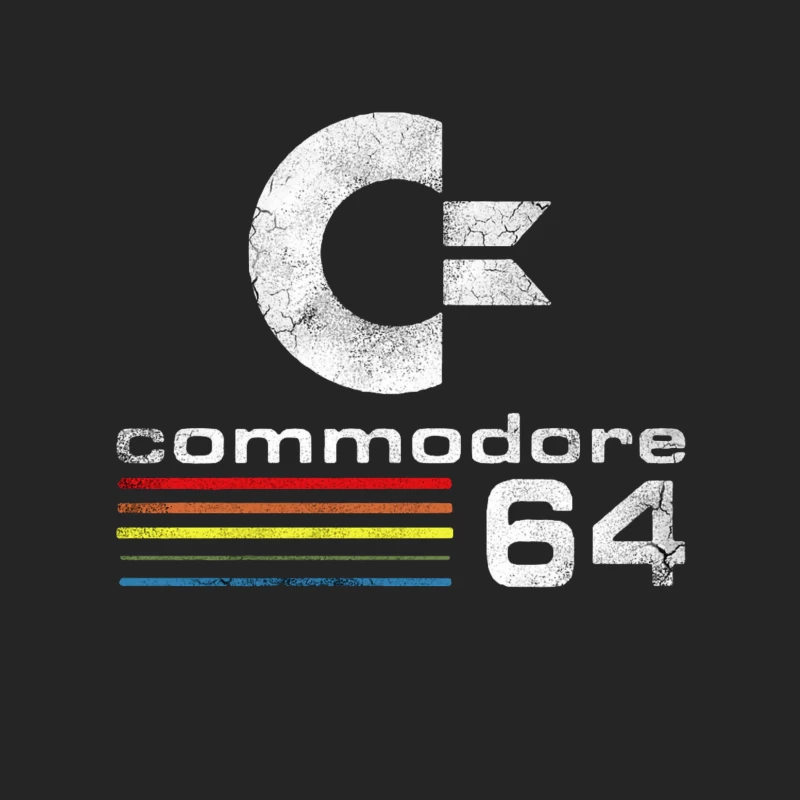Commodore Retro Logo Male Pullover Sweatshirt