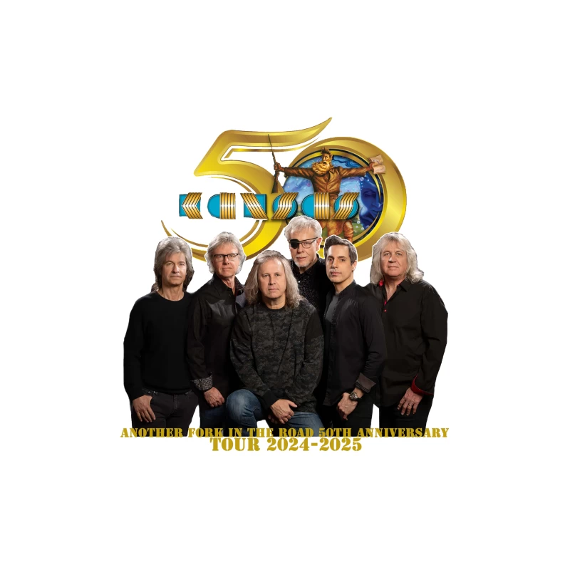 KANSAS BAND ANOTHER FORK IN THE ROAD 50TH ANNIVERSARY TOUR 2024-2025 Tapestry