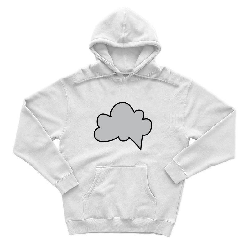 Nuage en forme de bulle Homme Sweat à capuche