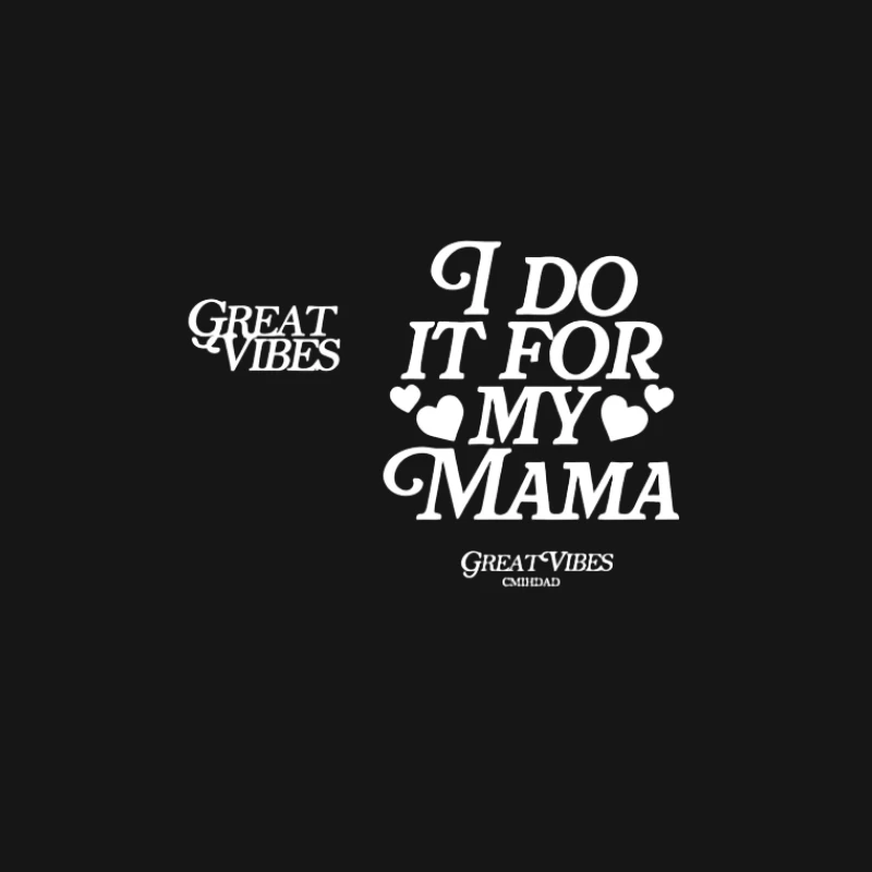 Inspirierende Botschaft für Mama Herren T-Shirt