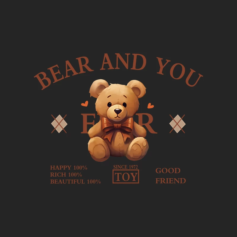 Niedlicher Teddybär für Freundschaft Herren Pullover Sweatshirt