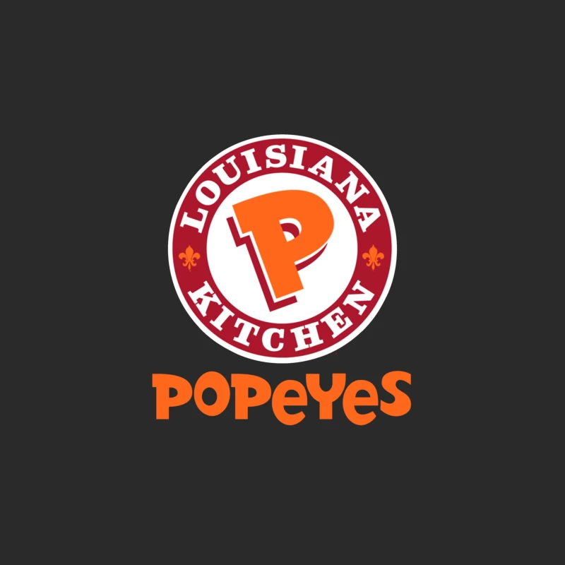 Popeyes Louisiana Kitchen Restaurant Logo Design Baseball Cap