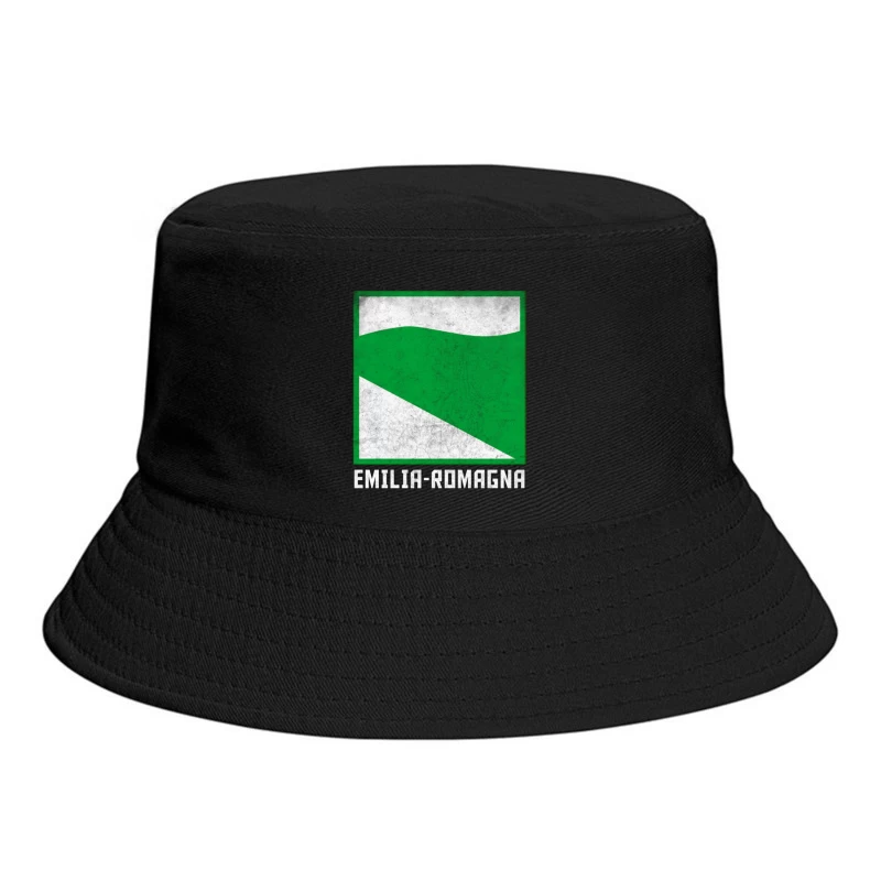 Emilia-Romagna  Italia Region Coat of Arms  Vintage Style Bucket Hat
