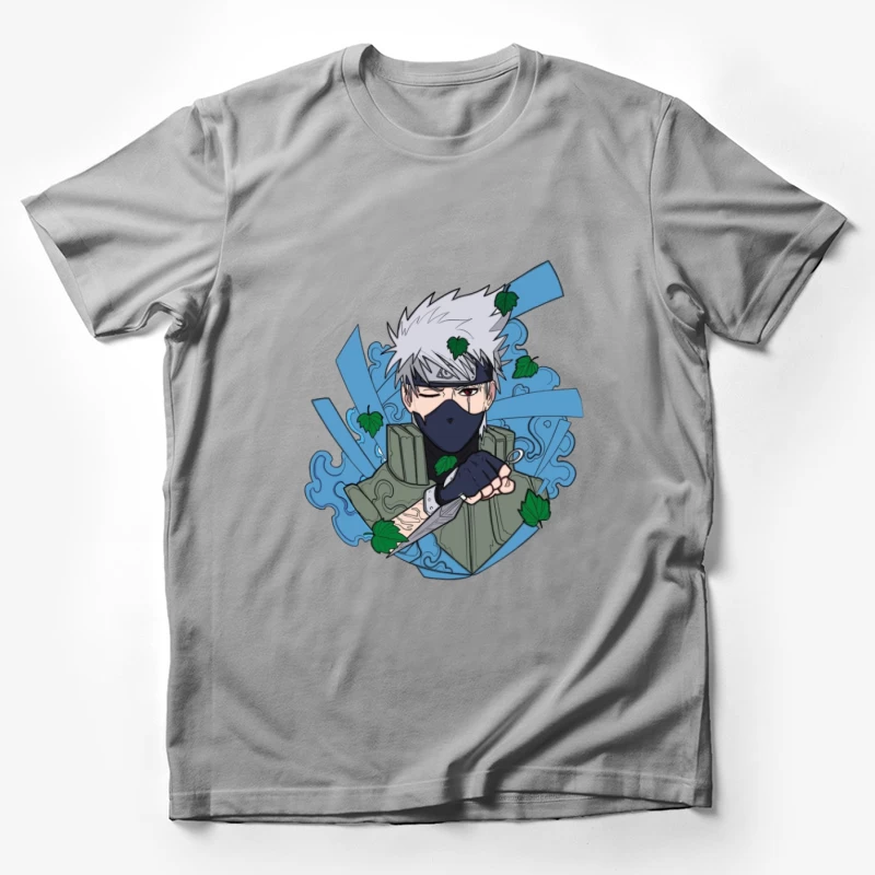 Anime Ninja Portrait Herren T-Shirt