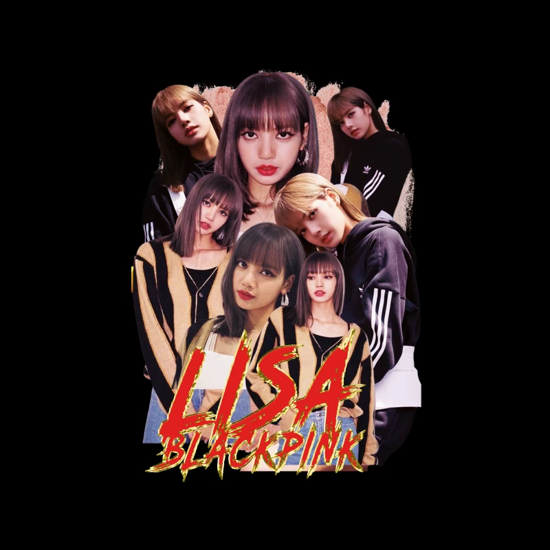 Lisa from BLACKPINK - K-pop Idol and Fashion Icon Tapestry