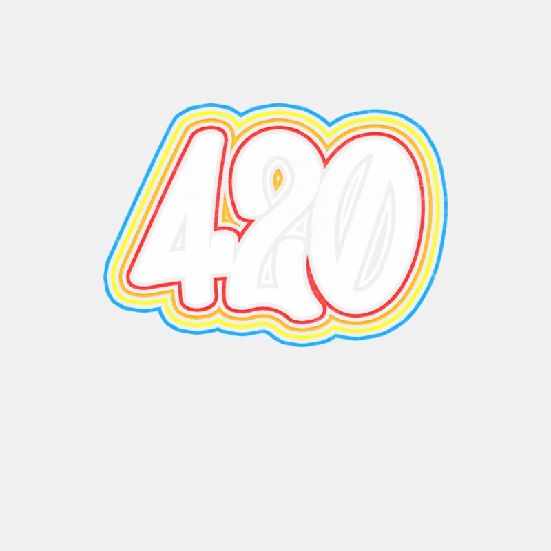 420   Rainbow High Design Male Tank Top
