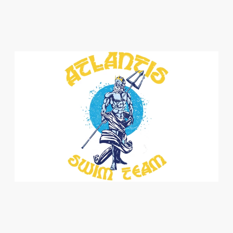 Atlantis Swim Team, distressed Travel Mug