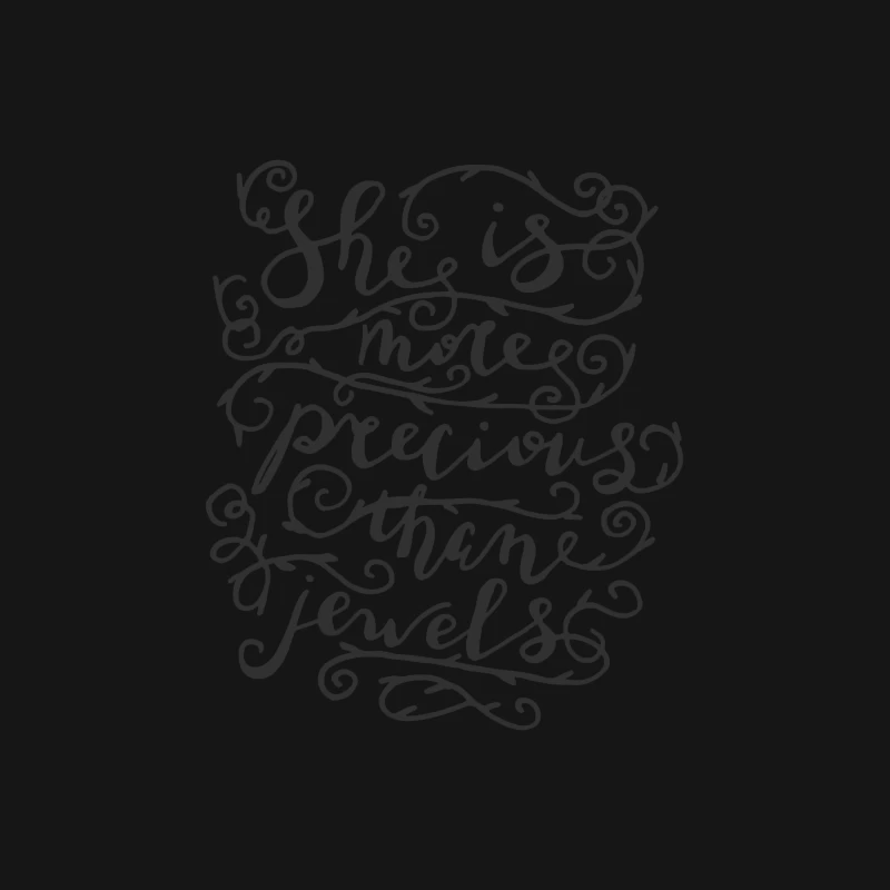 Citation Inspirante en Calligraphie Femme T-Shirt