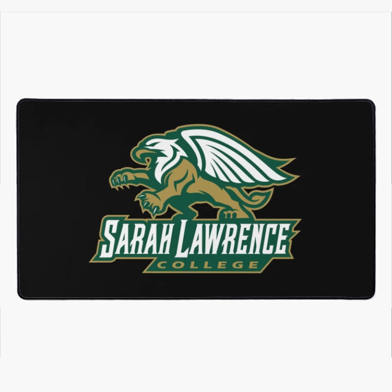 Sarah Lawrence College Griffin Athletic Logo Desk Mat