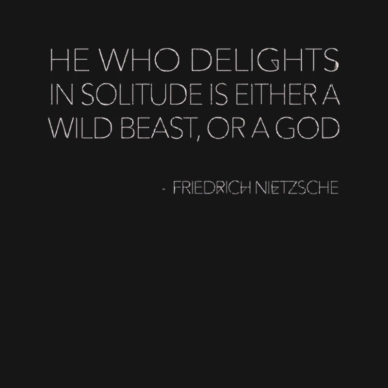 Friedrich Nietzsche Quotes Typography Design Mouse Pad