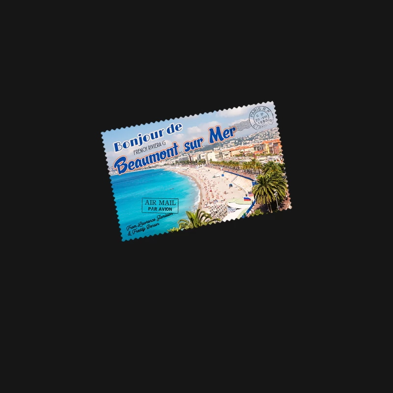 Dirty Rotten Scoundrels - Postcard from Beaumont sur Mer Desk Mat