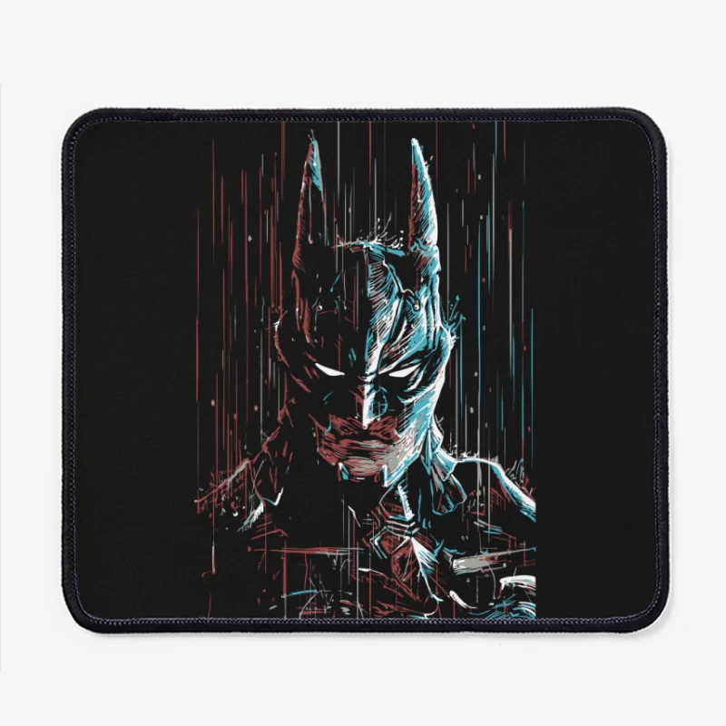 Abstract Digital Art of Batman Mouse Pad