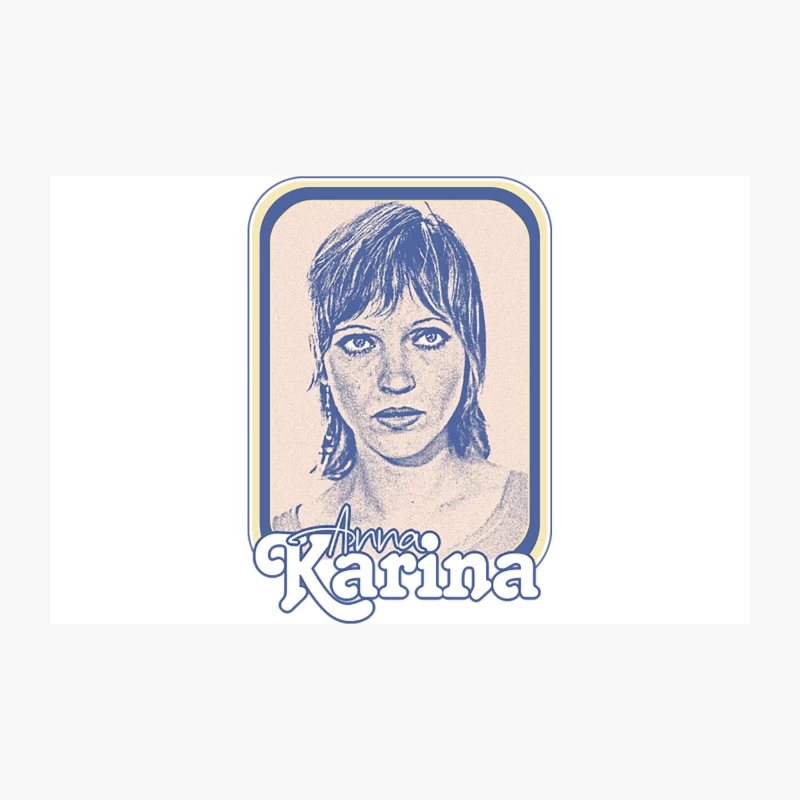 Anna Karina  ORIGINAL Retro Nouvelle Vague Fan Design Travel Mug