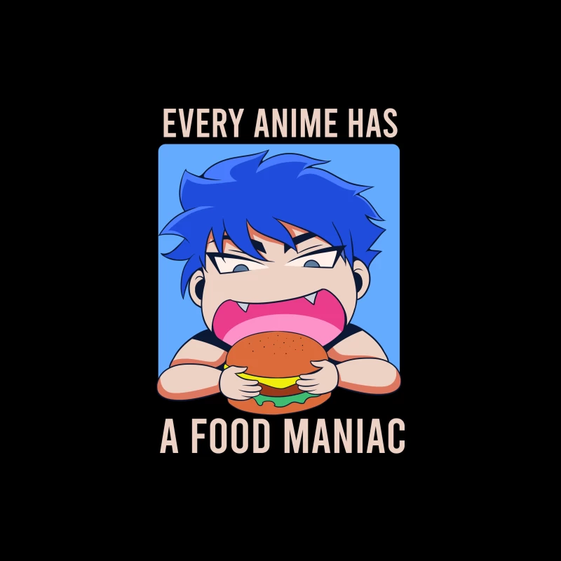 Food Maniac in Anime iPhone Case