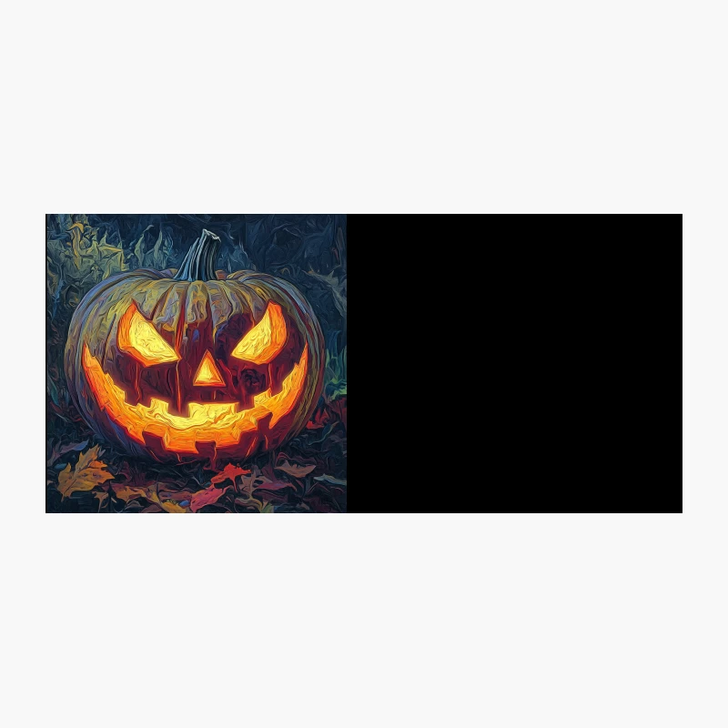 Glowing Jack-o'-Lantern: A Spooky Halloween Pumpkin Coffee Mug