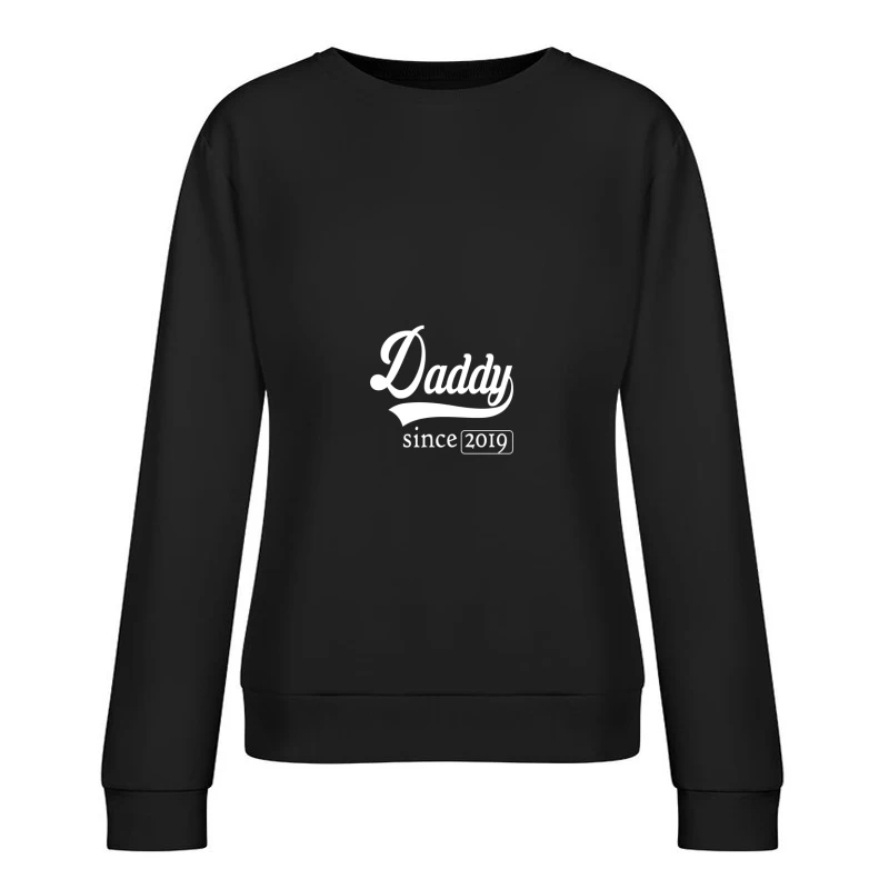 Papa depuis 2019 Femme Sweat-shirt à enfiler