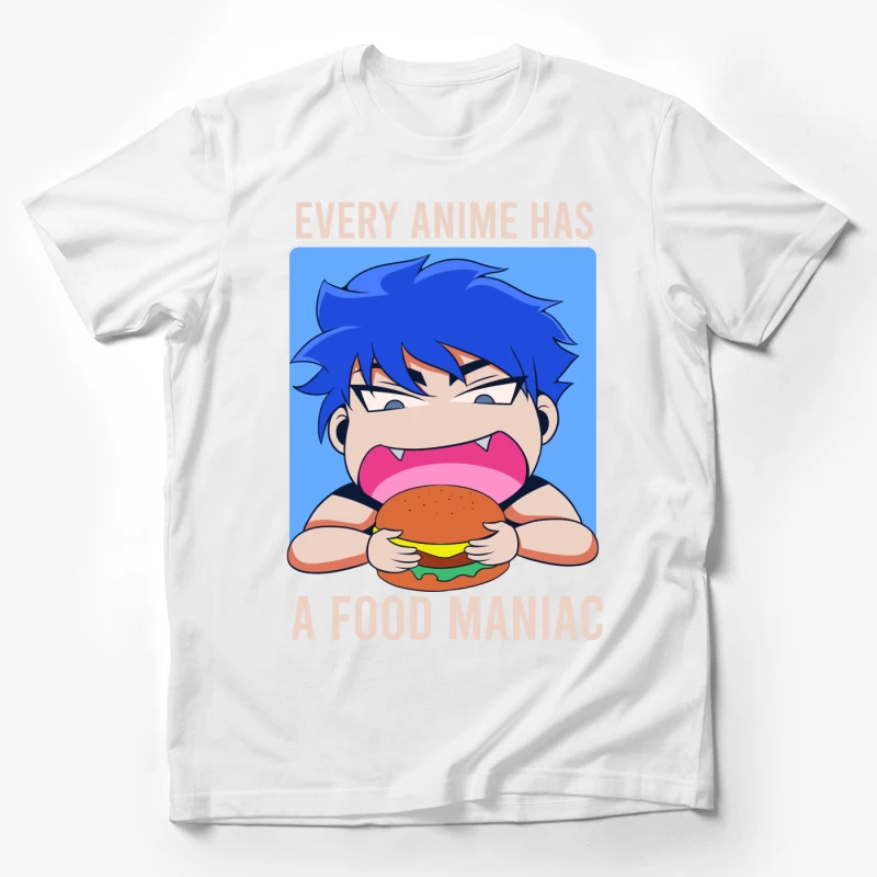 Food Maniac in Anime Male T-Shirt