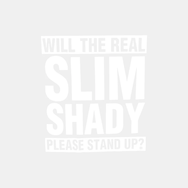 Eminem Please Stand Up Male Tank Top