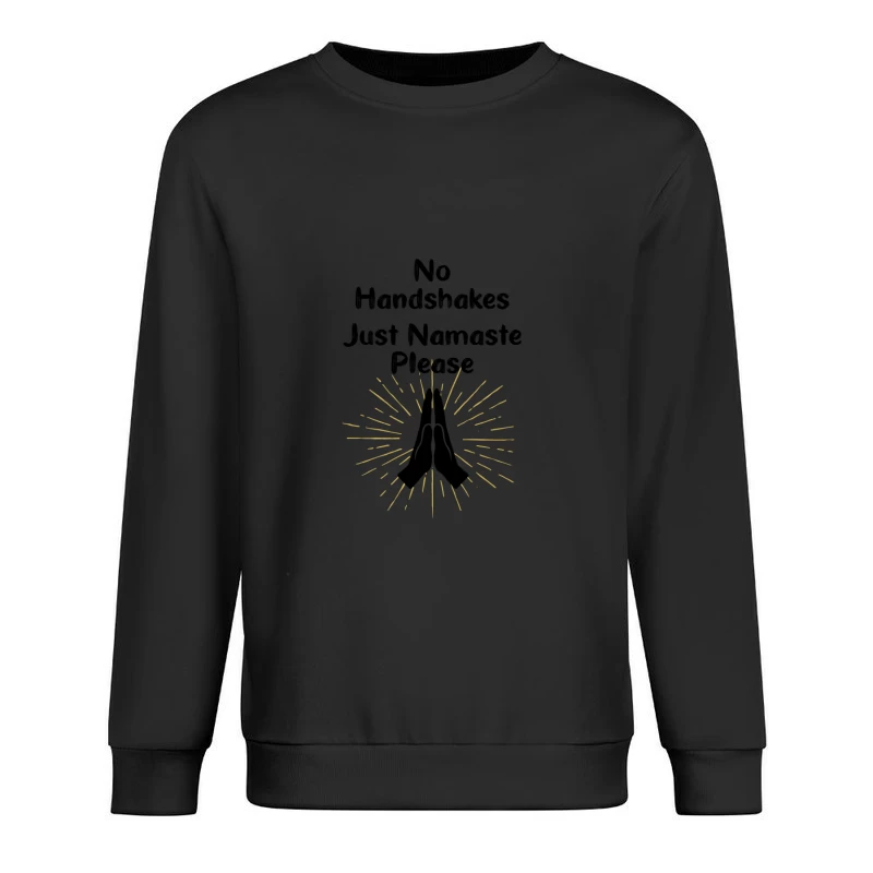Explosion d'étoiles dorées Homme Sweat-shirt à enfiler