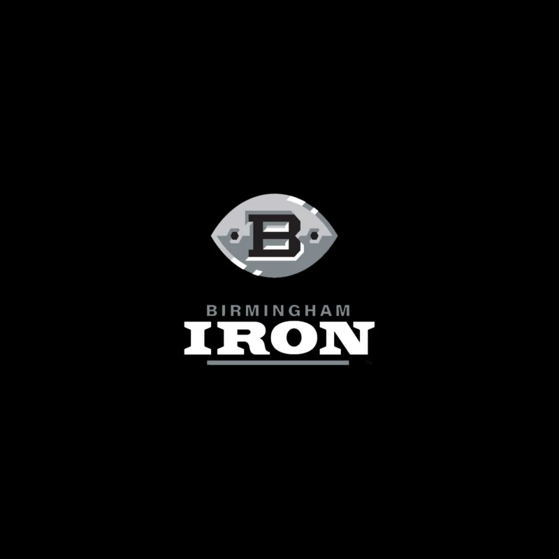 Birmingham Iron AAF Football iPhone Case