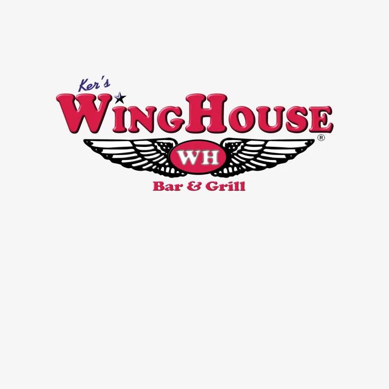 Wing House Bar & Grill 3 Male Pullover Sweatshirt