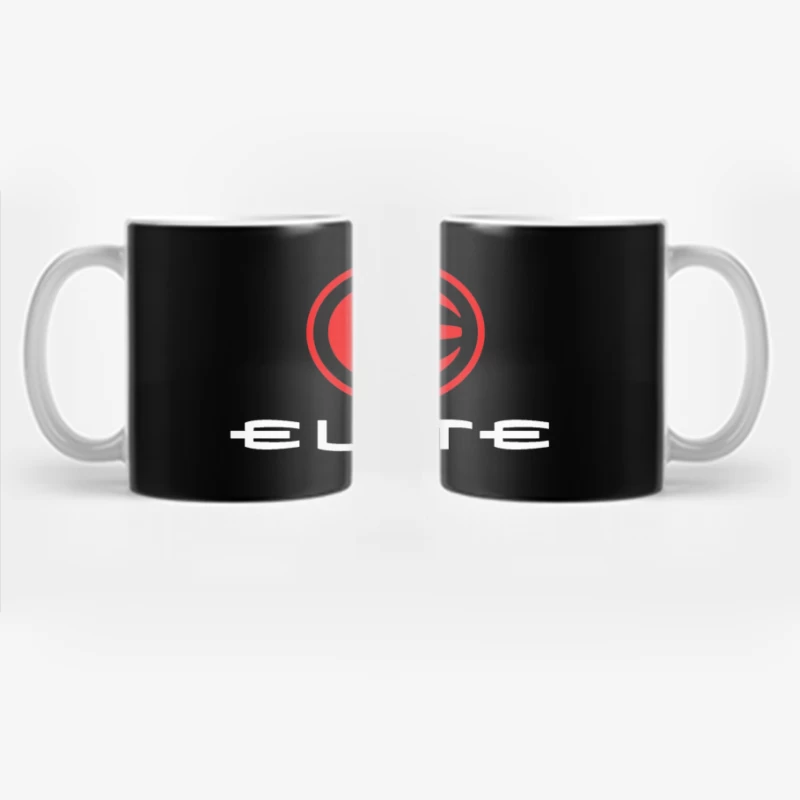 Elite Automotive Company Red Logo Design Coffee Mug