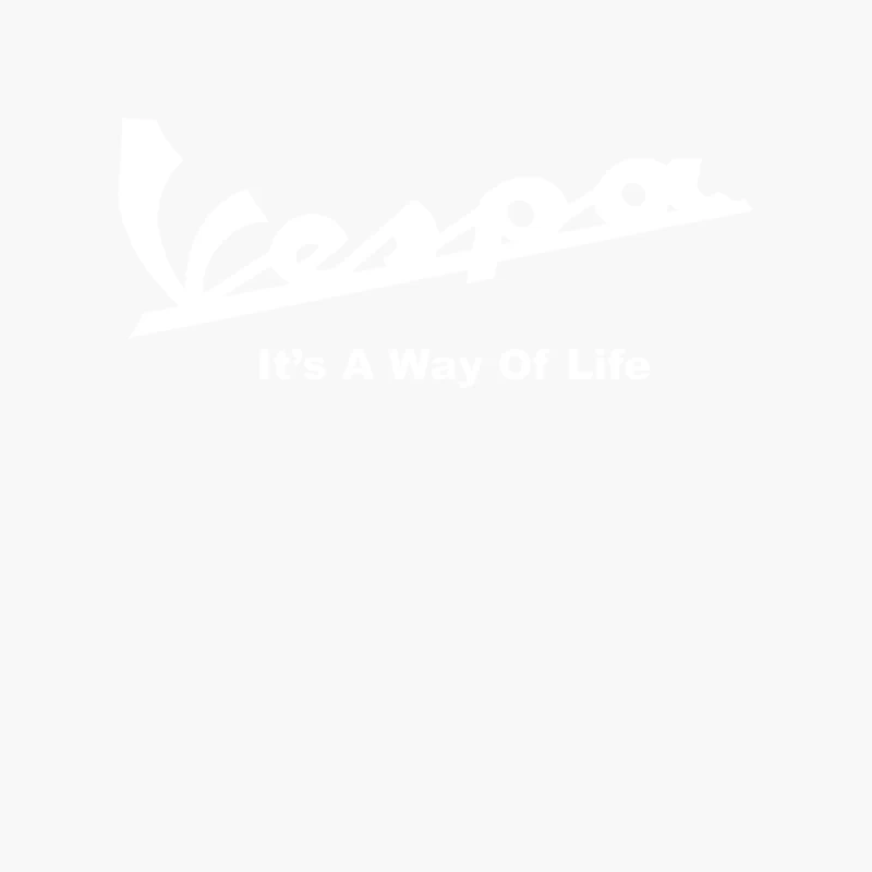 Vespa Its A Way Of Life Cotton Tote Bag