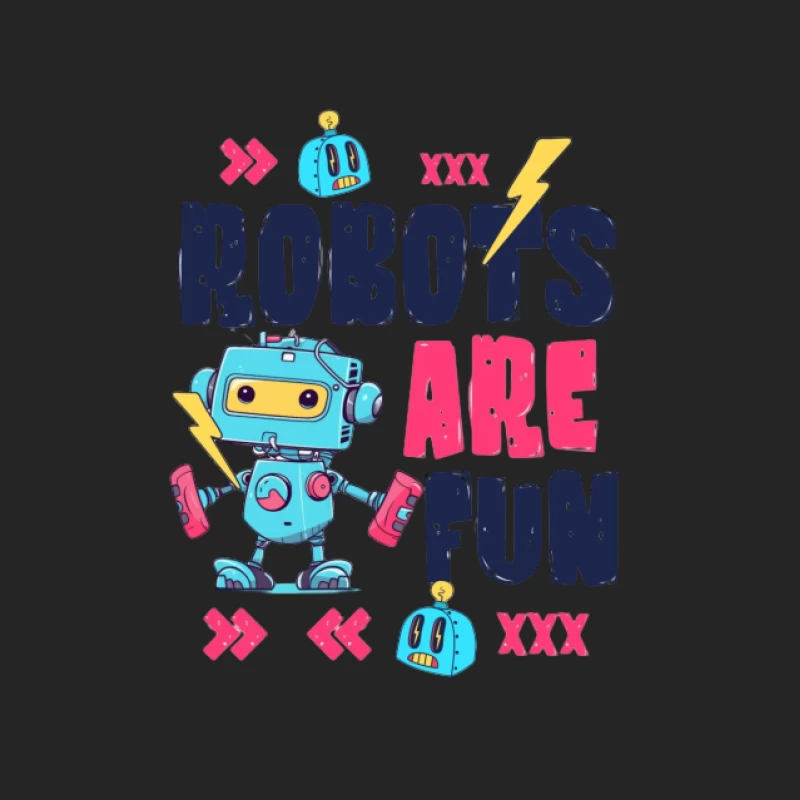 Roboter sind lustig Herren Pullover Sweatshirt