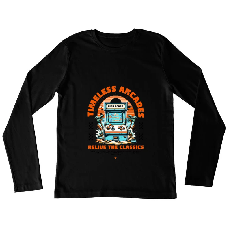 Classiques des Arcades Intemporelles Femme Manches Longues T-Shirt