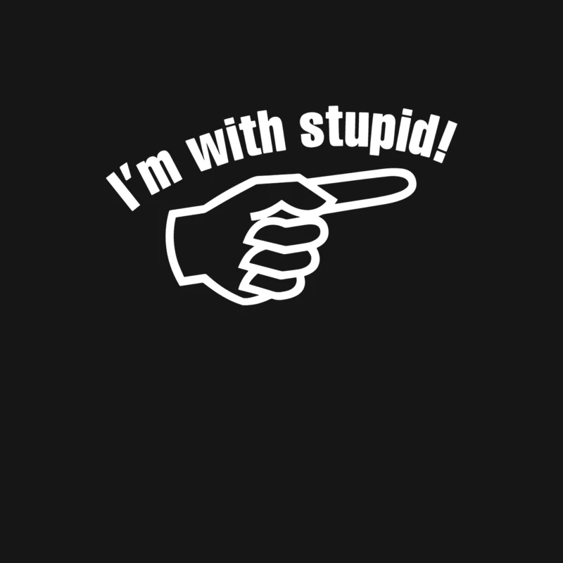 I_m with stupid Female Long Sleeve T-Shirt