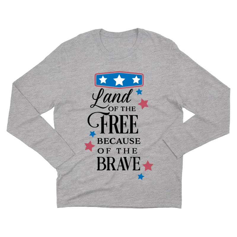 Cadre festif avec étoiles et badge Homme Manches Longues T-Shirt