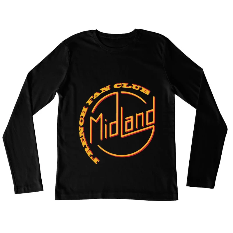 midland music logo 2 Female Long Sleeve T-Shirt