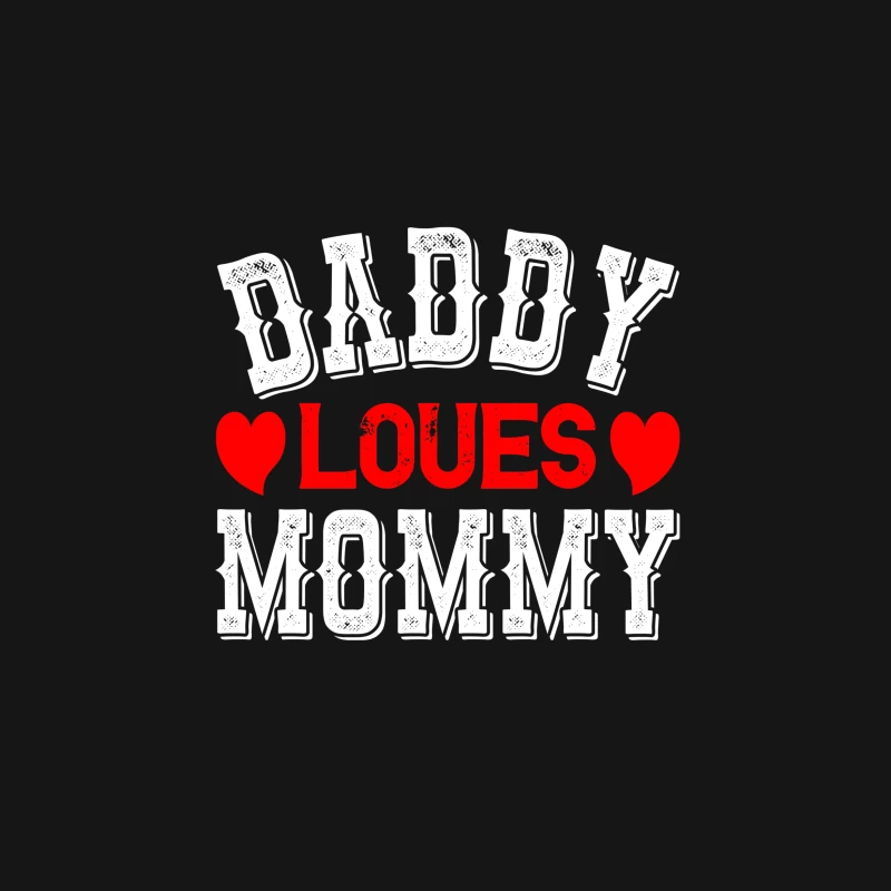 Message d'amour de papa pour maman Femme T-Shirt