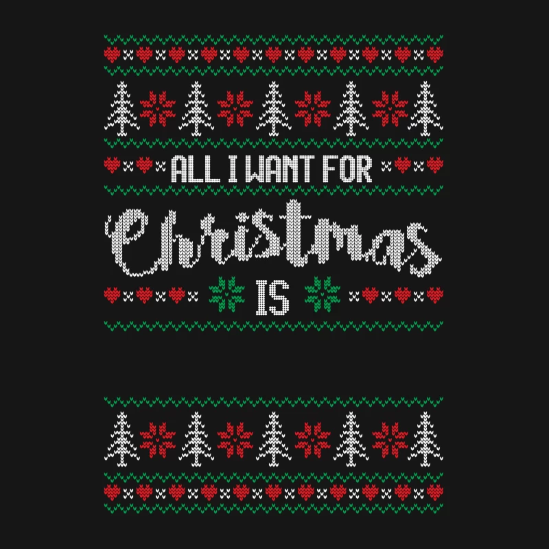 Motif de Noël en tricot Femme T-Shirt