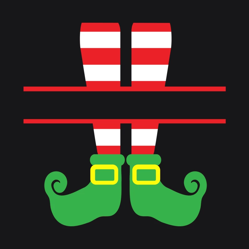 Jambes de lutin avec chaussettes rayées Homme Sweat à capuche