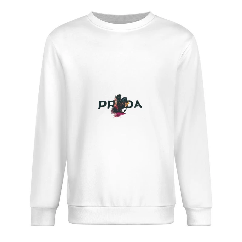 Design artistique de cheval coloré Homme Sweat-shirt à enfiler